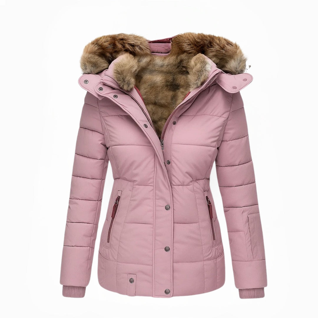 Valeria cappotto invernale rosa