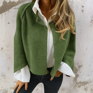 Donatella giacca corta verde