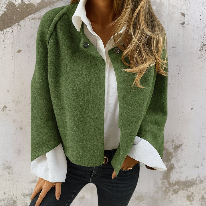 Donatella giacca corta verde