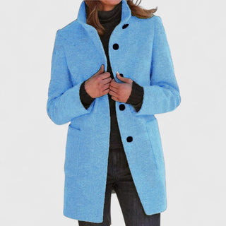 Antonella cappotto classico azzurro