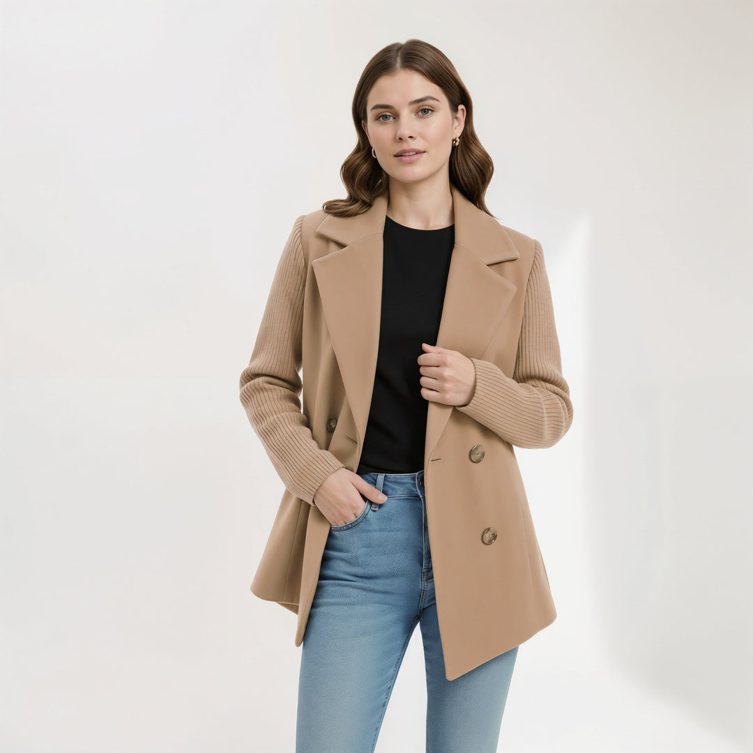 Donatella cappotto blazer marrone