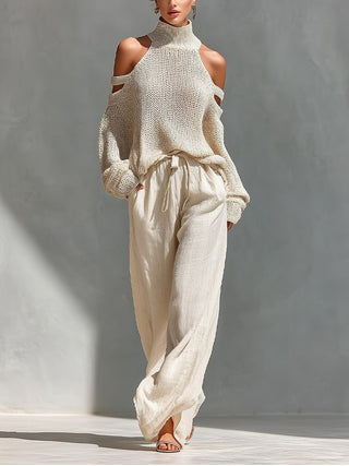 Ginevra | Completo maglia e pantaloni morbidi