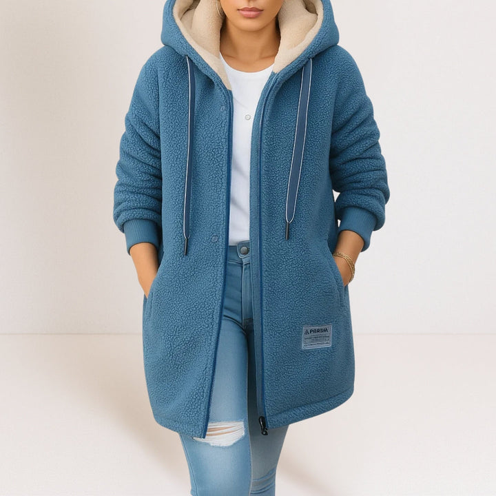 Marisa giacca in pile blu