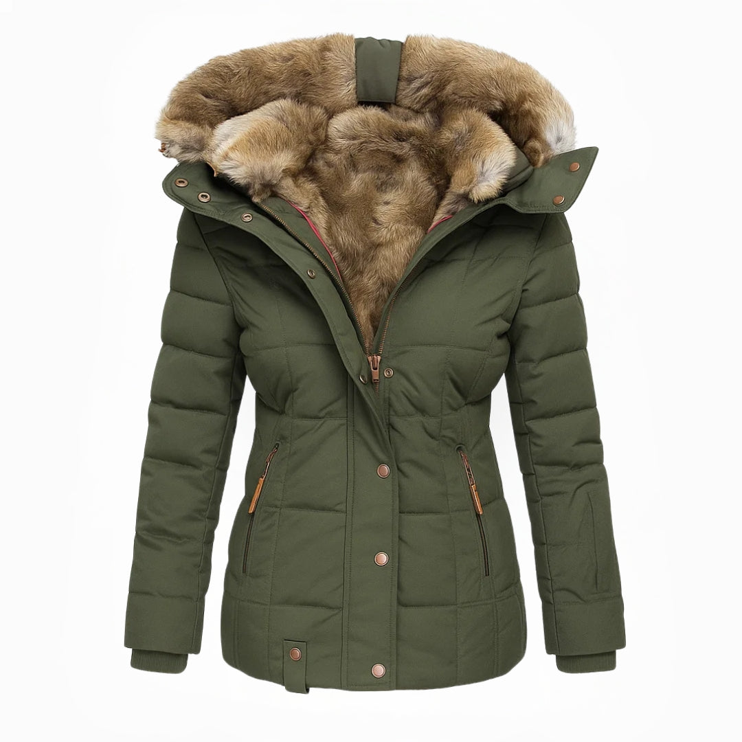 Valeria cappotto invernale verde
