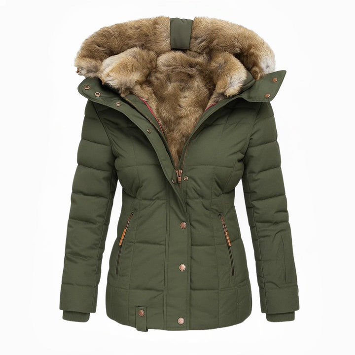 Valeria cappotto invernale verde