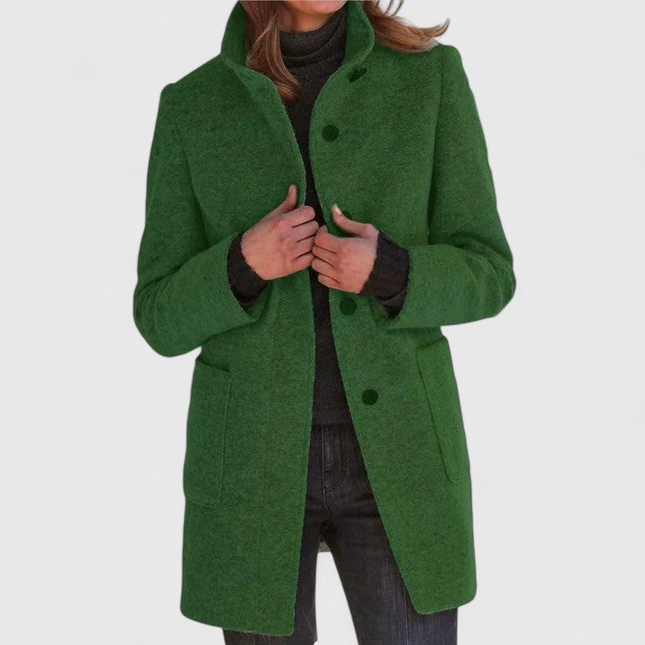 Antonella cappotto classico verde