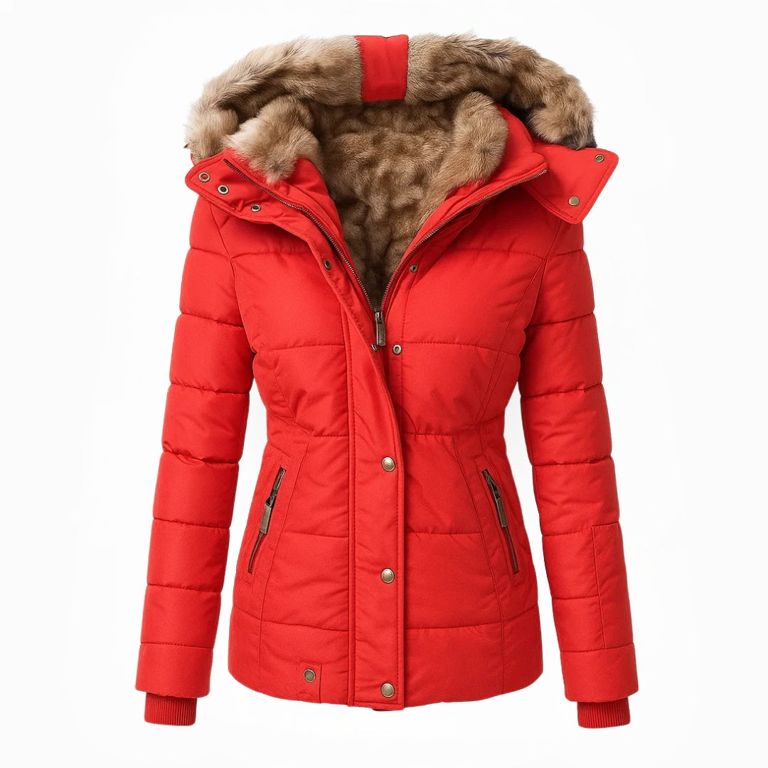 Valeria cappotto invernale rosso