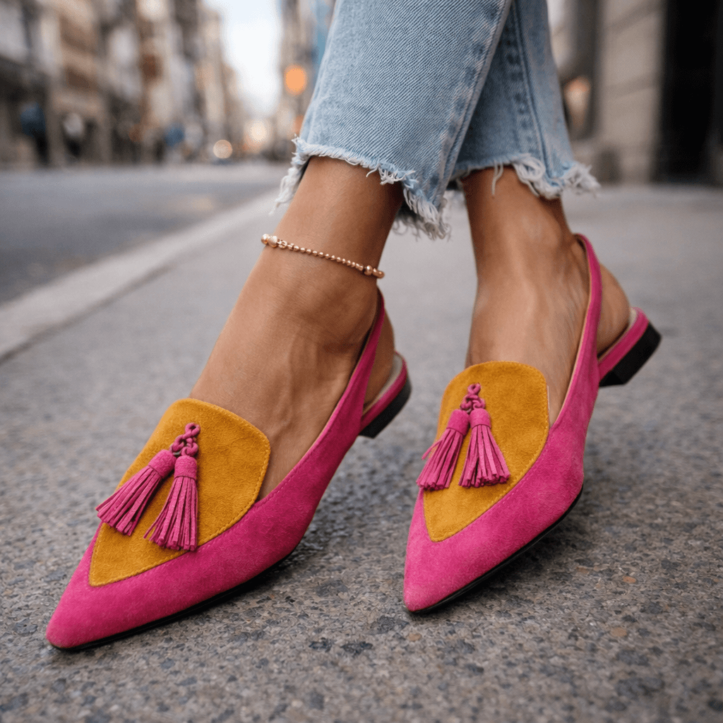 Nella | Sandali con Cinturini e Nappine