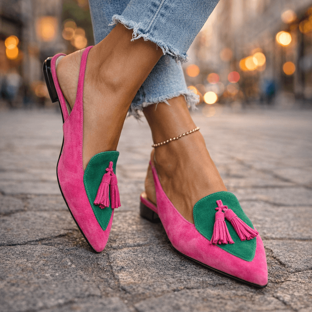 Nella | Sandali con Cinturini e Nappine