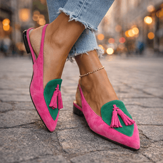 Nella | Sandali con Cinturini e Nappine