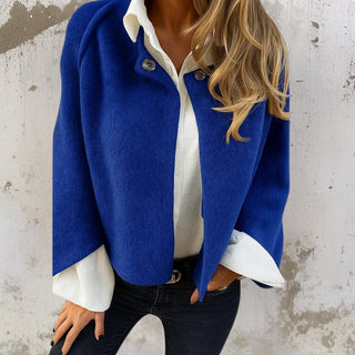 Donatella giacca corta blu