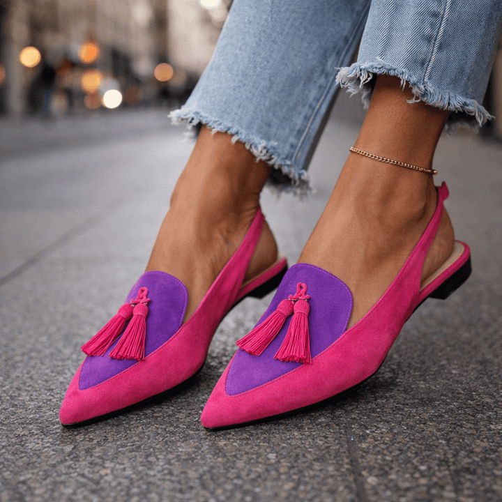 Nella | Sandali con Cinturini e Nappine
