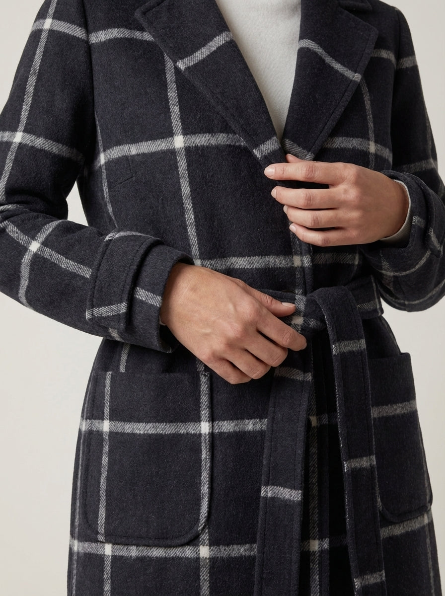 Vera | Cappotto Elegante a Quadri