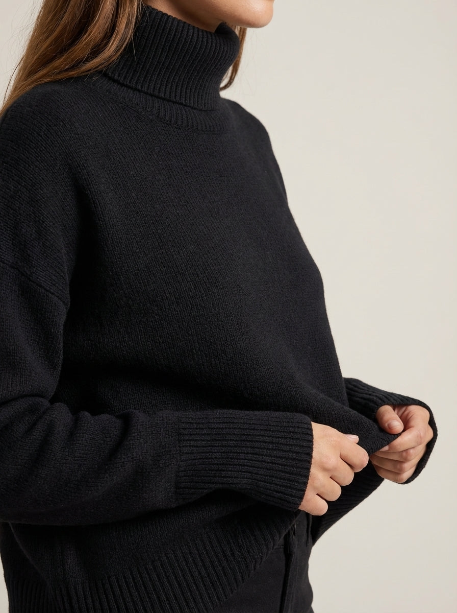 Agata | Maglione Morbido a Collo Alto