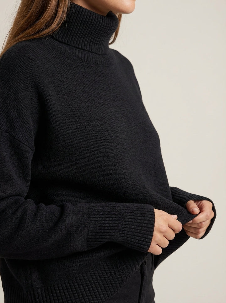 Agata | Maglione Morbido a Collo Alto