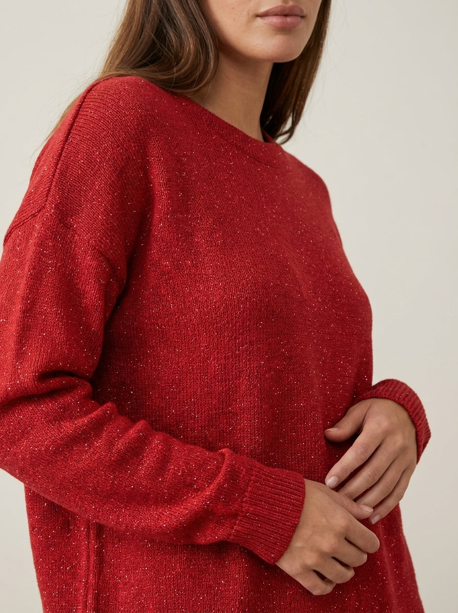 Luciana | Completo Brillante Maglione e Pantaloni