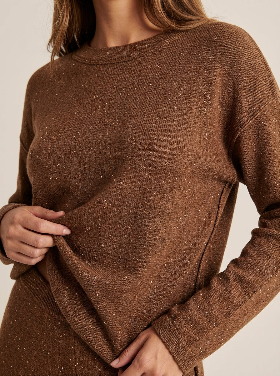 Luciana | Completo Brillante Maglione e Pantaloni