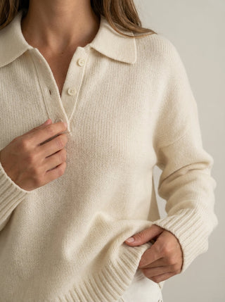 Laura | Maglione in Maglia con Colletto