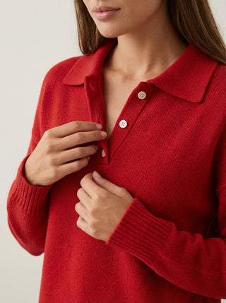 Laura | Maglione in Maglia con Colletto