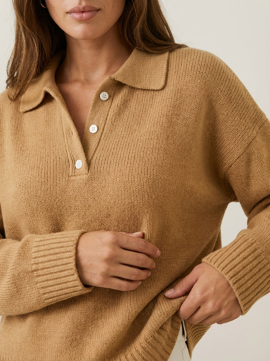 Laura | Maglione in Maglia con Colletto