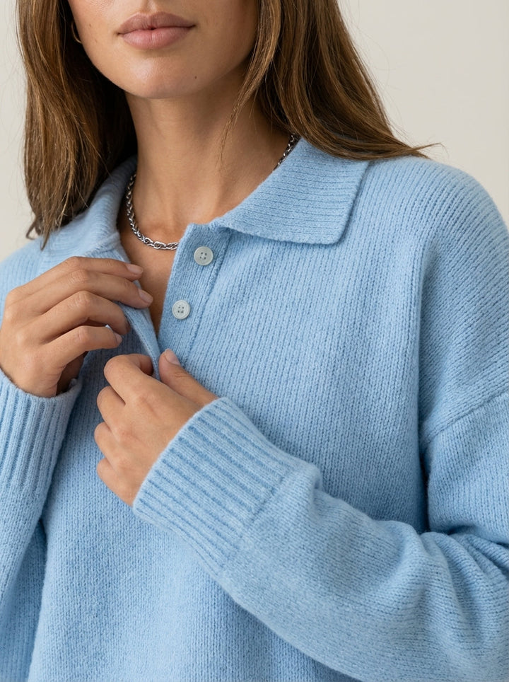 Laura | Maglione in Maglia con Colletto