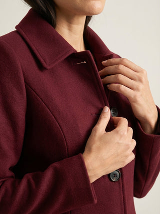 Elena | Cappotto Invernale con Bottone