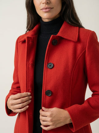 Elena | Cappotto Invernale con Bottone