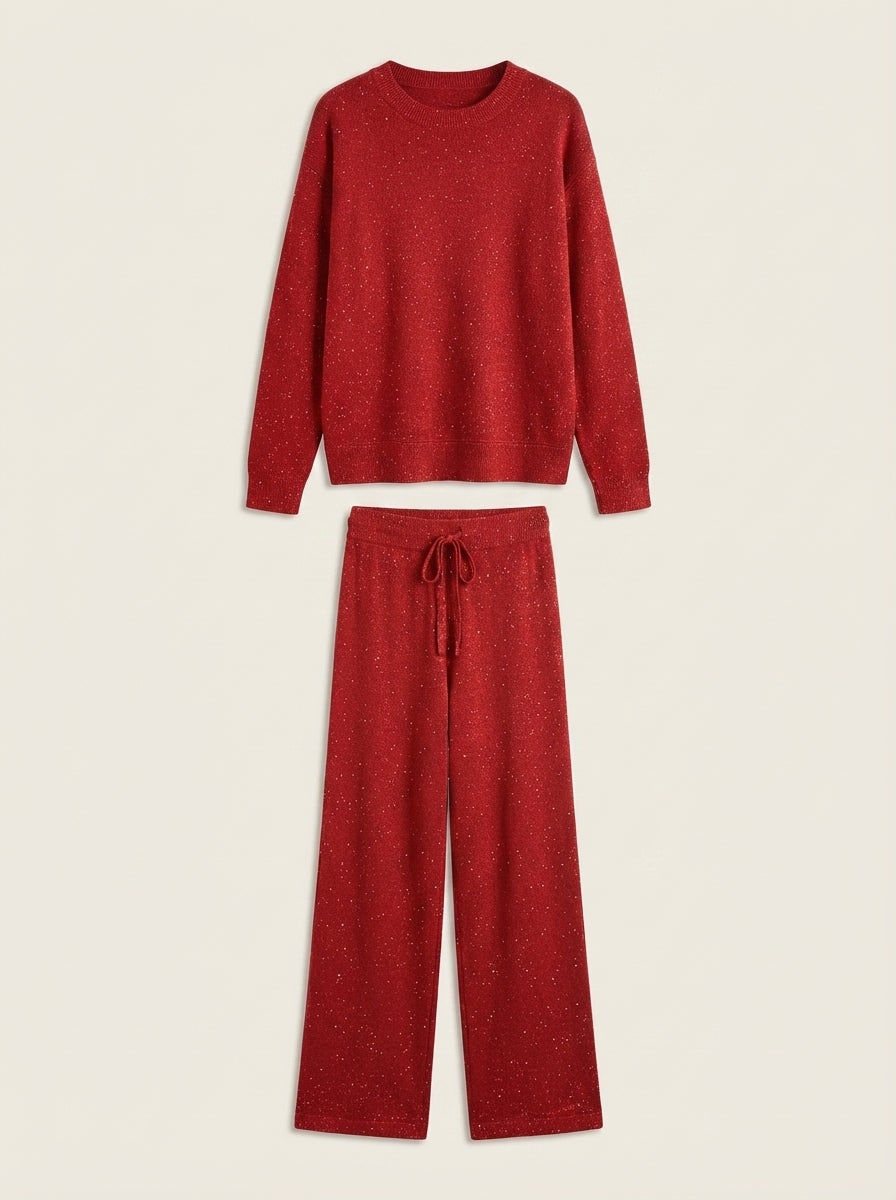 Luciana | Completo Brillante Maglione e Pantaloni