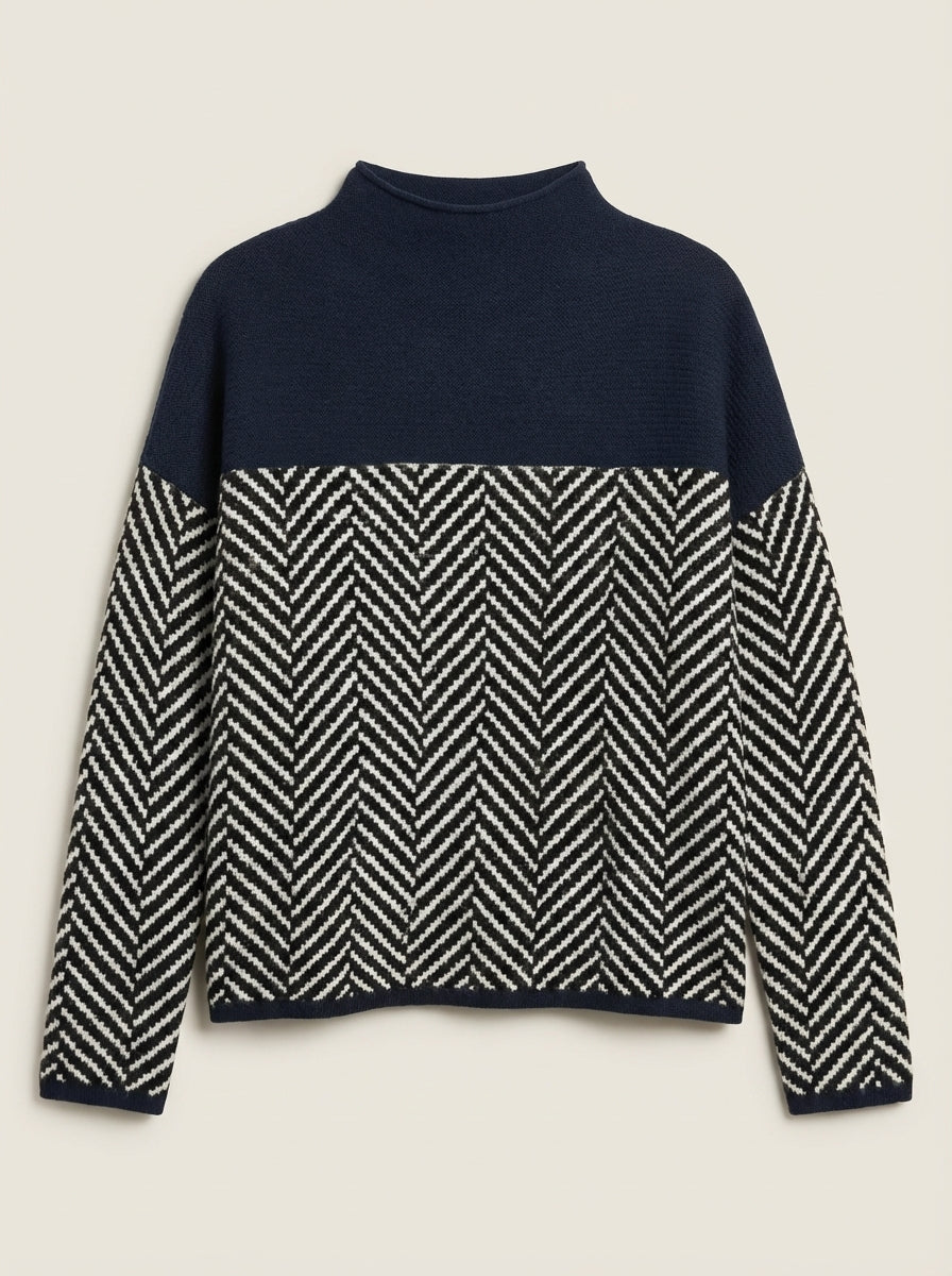 Nora | Maglione Elegante a Collo Alto