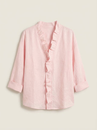 Ida | Blusa con Volant e Scollo a V