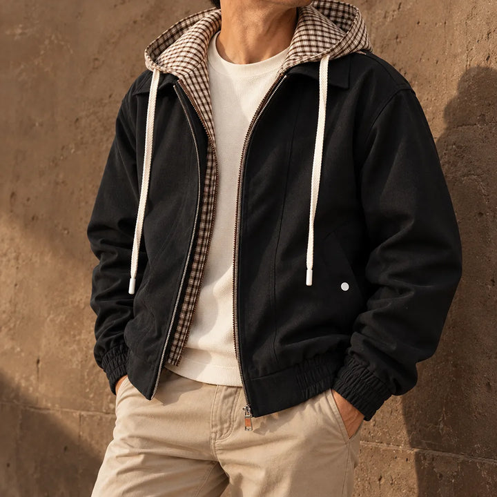 Bruno – Giacca Comoda con Cappuccio