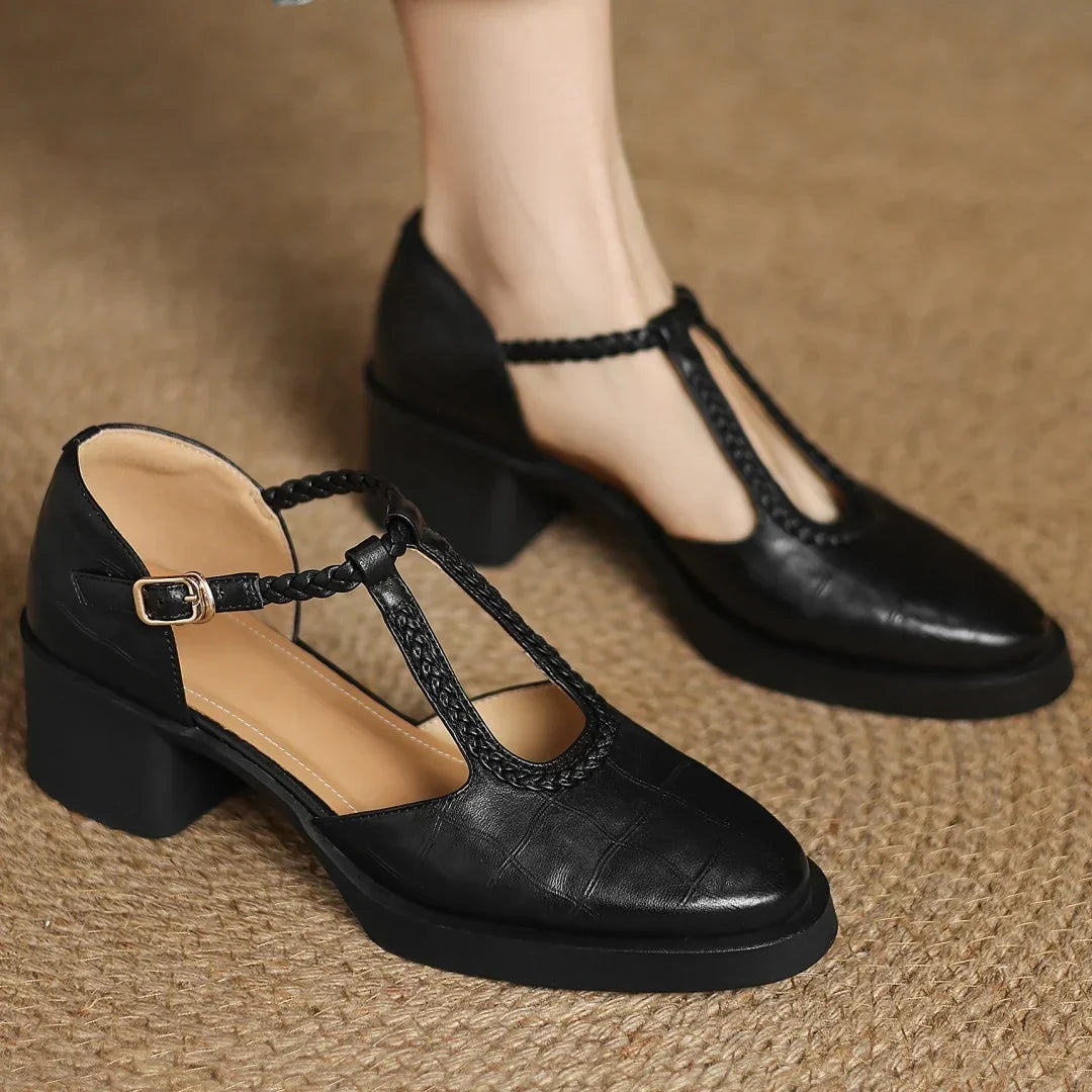 Rina | Scarpe Eleganti con Cinturino a T