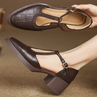 Rina | Scarpe Eleganti con Cinturino a T