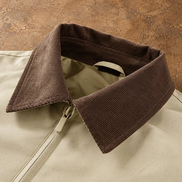 Claudio – Giacca con Colletto Morbido e Tasche