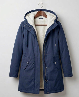 Adriana parka lungo blu notte