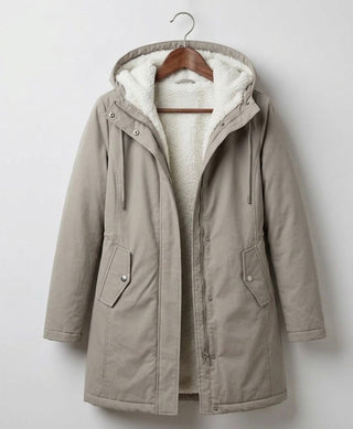 Adriana parka lungo grigio