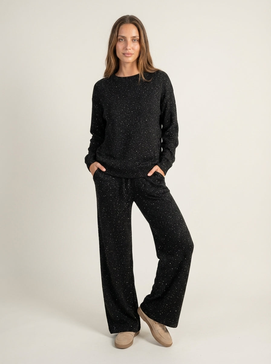 Luciana | Completo Brillante Maglione e Pantaloni