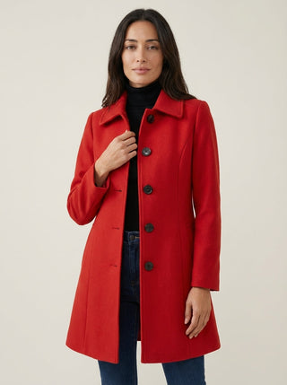 Elena | Cappotto Invernale con Bottone
