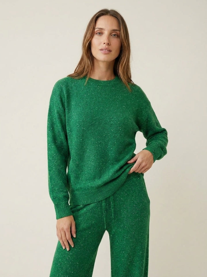 Luciana | Completo Brillante Maglione e Pantaloni