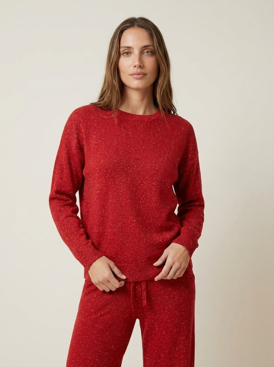 Luciana | Completo Brillante Maglione e Pantaloni