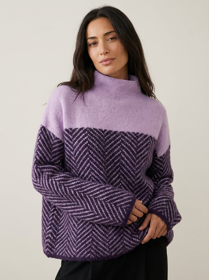 Nora | Maglione Elegante a Collo Alto