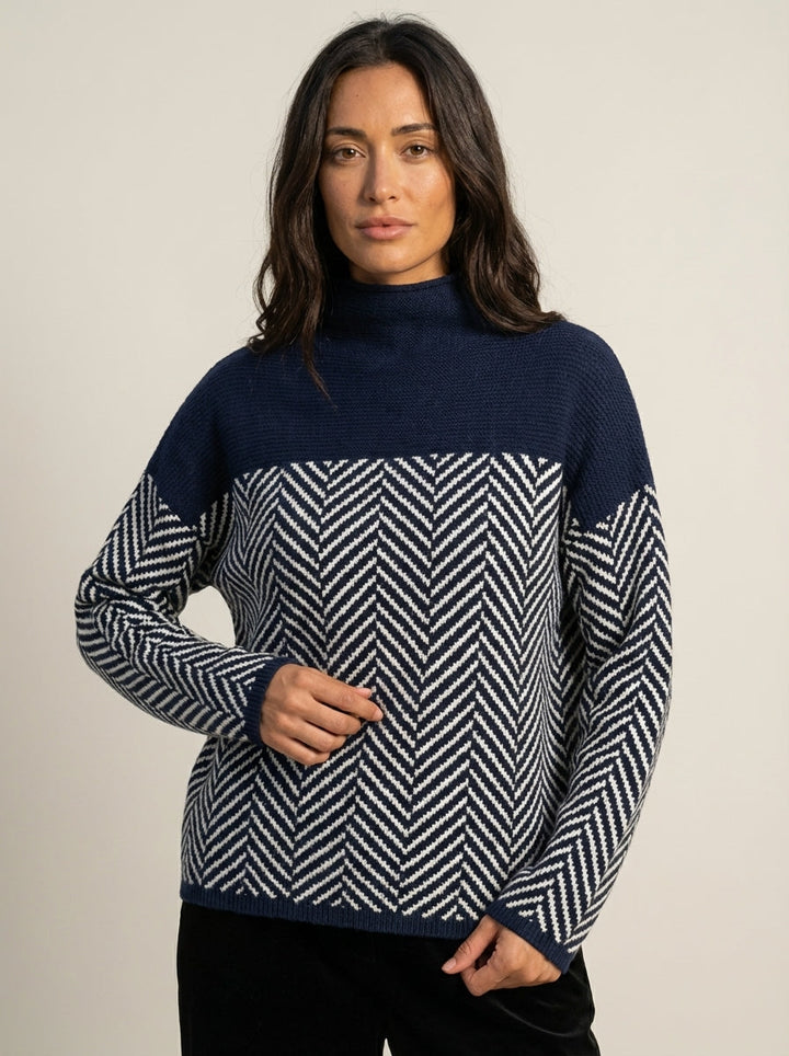 Nora | Maglione Elegante a Collo Alto