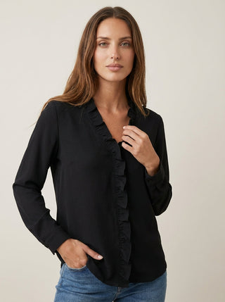 Ida | Blusa con Volant e Scollo a V