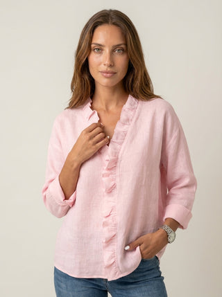 Ida | Blusa con Volant e Scollo a V