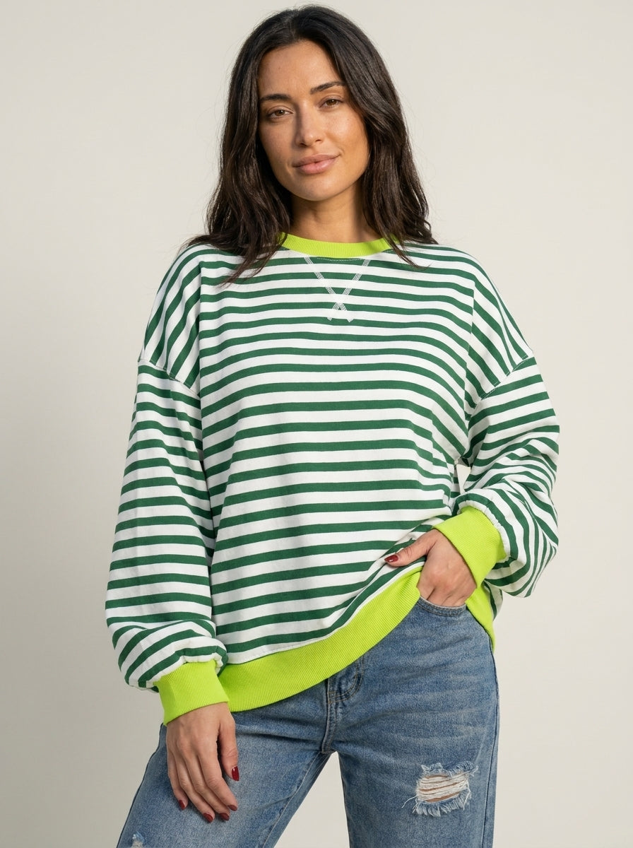 Isabella | Maglia a Righe a Maniche Lunghe