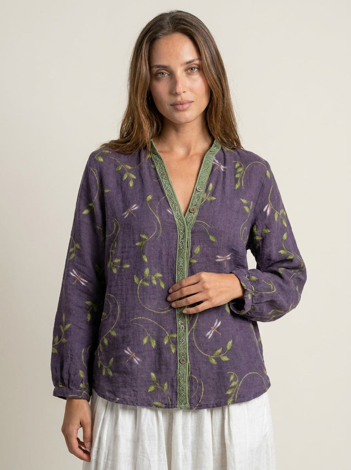 Bianca | Camicia Vintage a Fiori