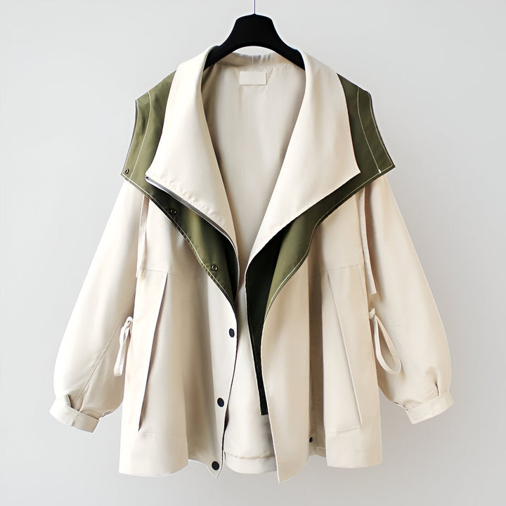 Stefania giacca a vento beige