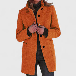 Antonella cappotto classico arancione