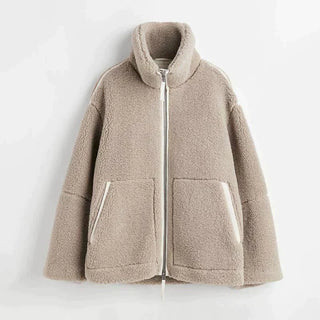 Clara | Giacca Teddy Oversize Collo Alto