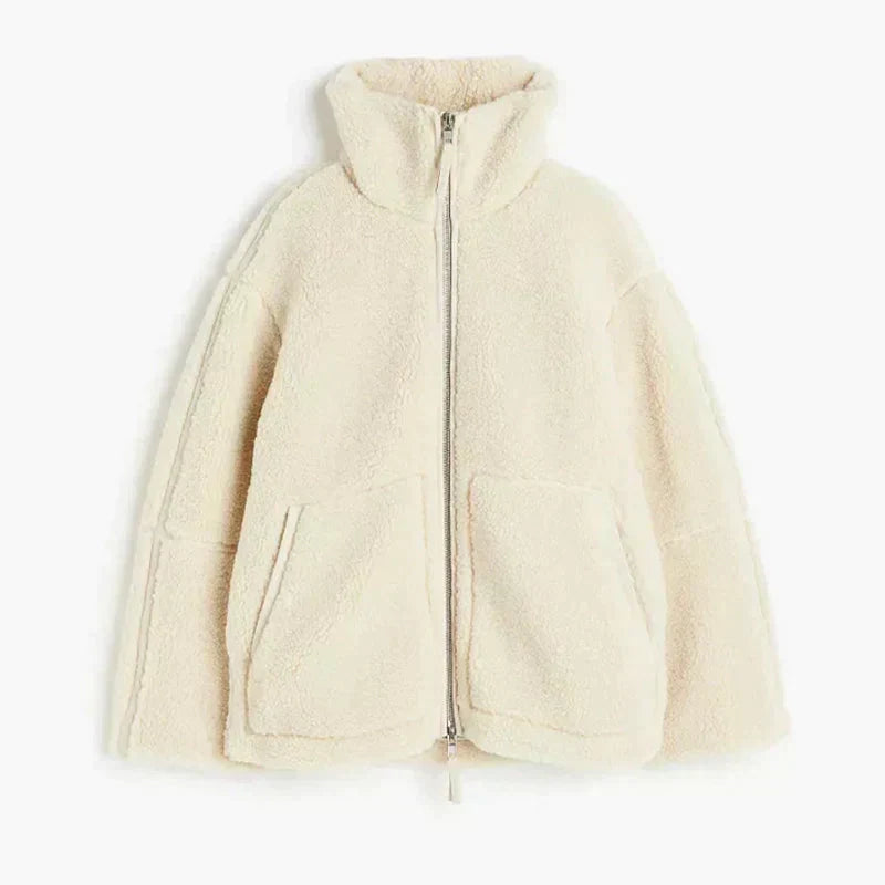 Clara | Giacca Teddy Oversize Collo Alto